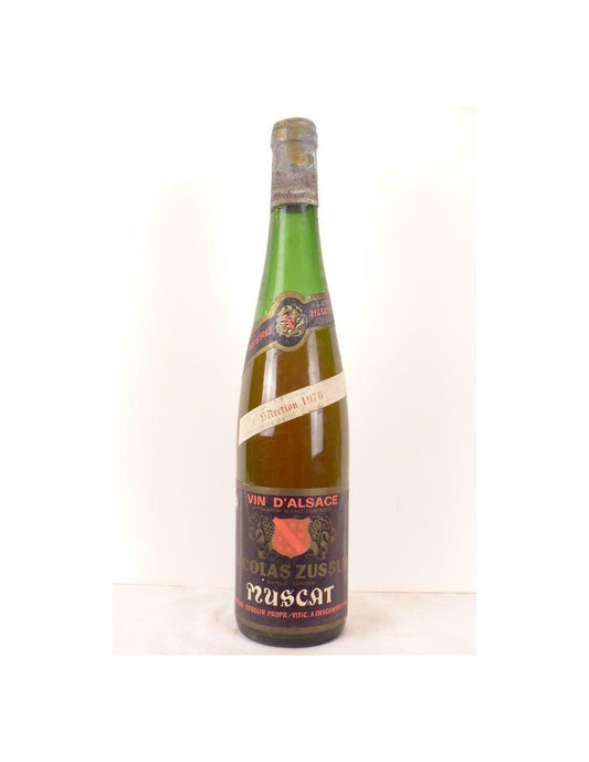 1976 - muscat - nicolas zusslin (niveau bas) - blanc - alsace - Just Wines 