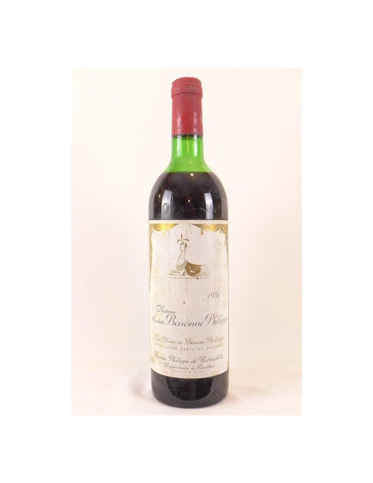 1976 - pauillac - château mouton baronne philippe grand cru classé (étiquette sale) - rouge - bordeaux - Just Wines 