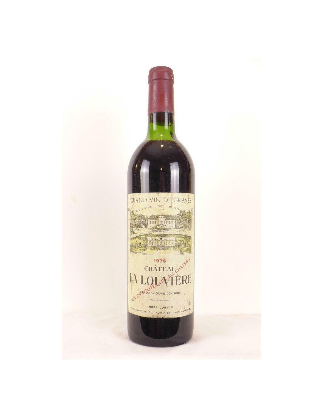 1976 - pessac-léognan - château la louvière - rouge - bordeaux - Just Wines 