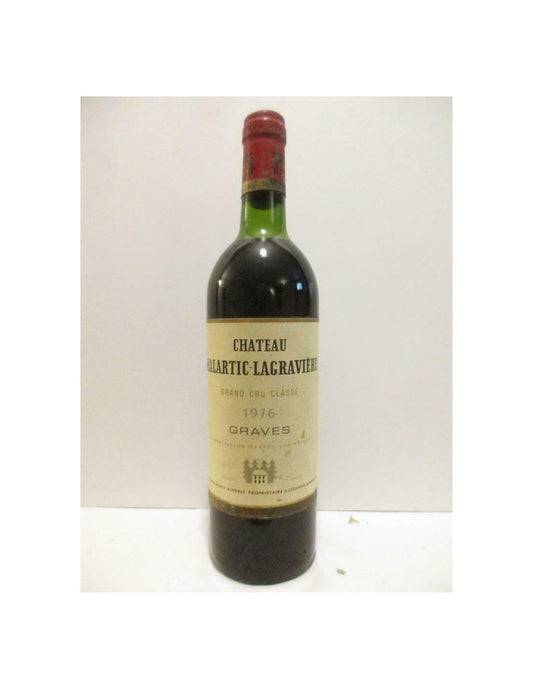 1976 - pessac-léognan - château malartic-lagravière grand cru classé - rouge - bordeaux - Just Wines 