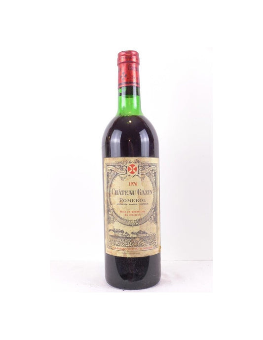 1976 - pomerol - château gazin - rouge - bordeaux - Just Wines 