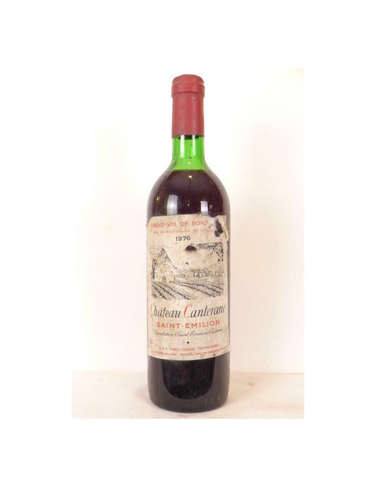 1976 - saint-émilion - château canterane - rouge - bordeaux - Just Wines 