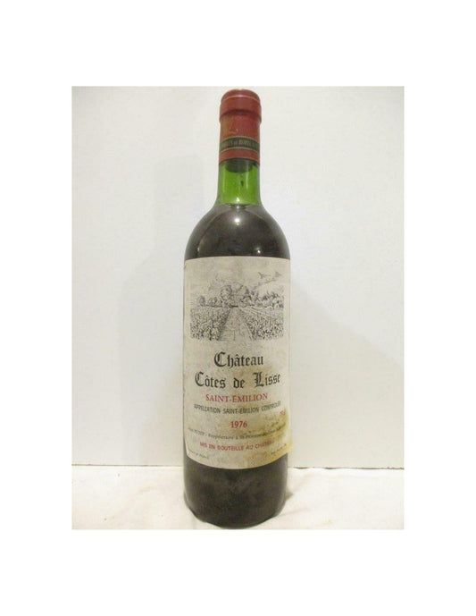 1976 - saint-émilion - château côtes de lisse - rouge - bordeaux - Just Wines 