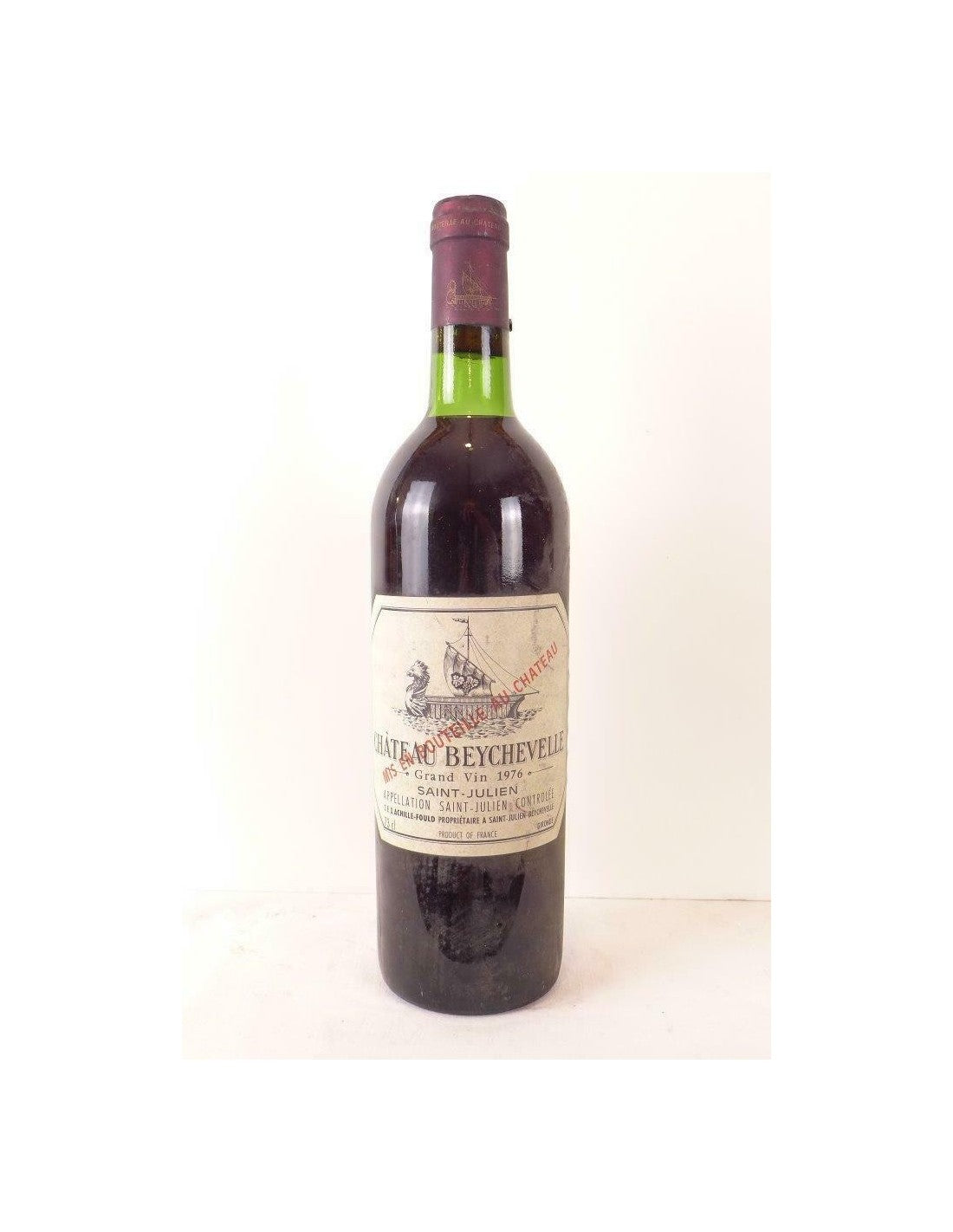 1976 - saint-julien - château beychevelle grand cru classé - rouge - bordeaux - Just Wines 