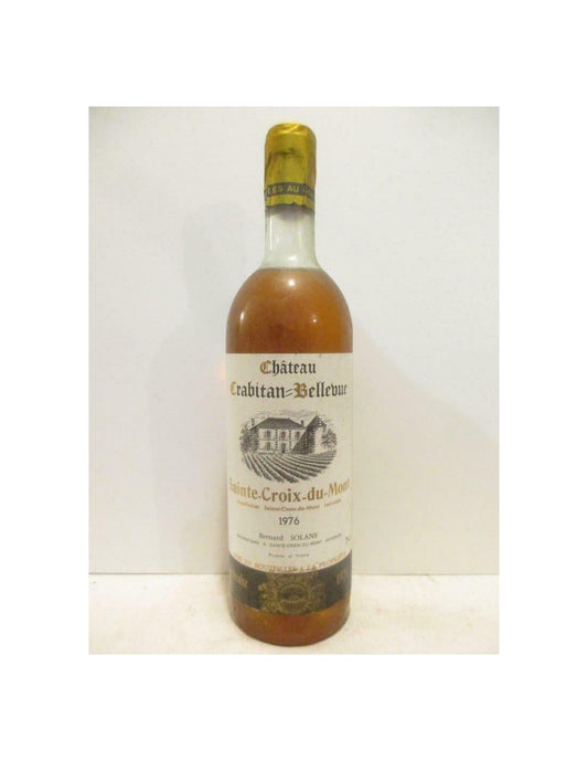 1976 - sainte-croix du mont - château crabitan-bellevue - liquoreux - bordeaux - Just Wines 