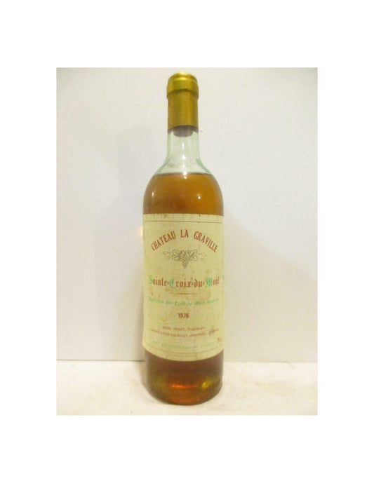 1976 - sainte-croix du mont - château la graville - liquoreux - bordeaux - Just Wines 