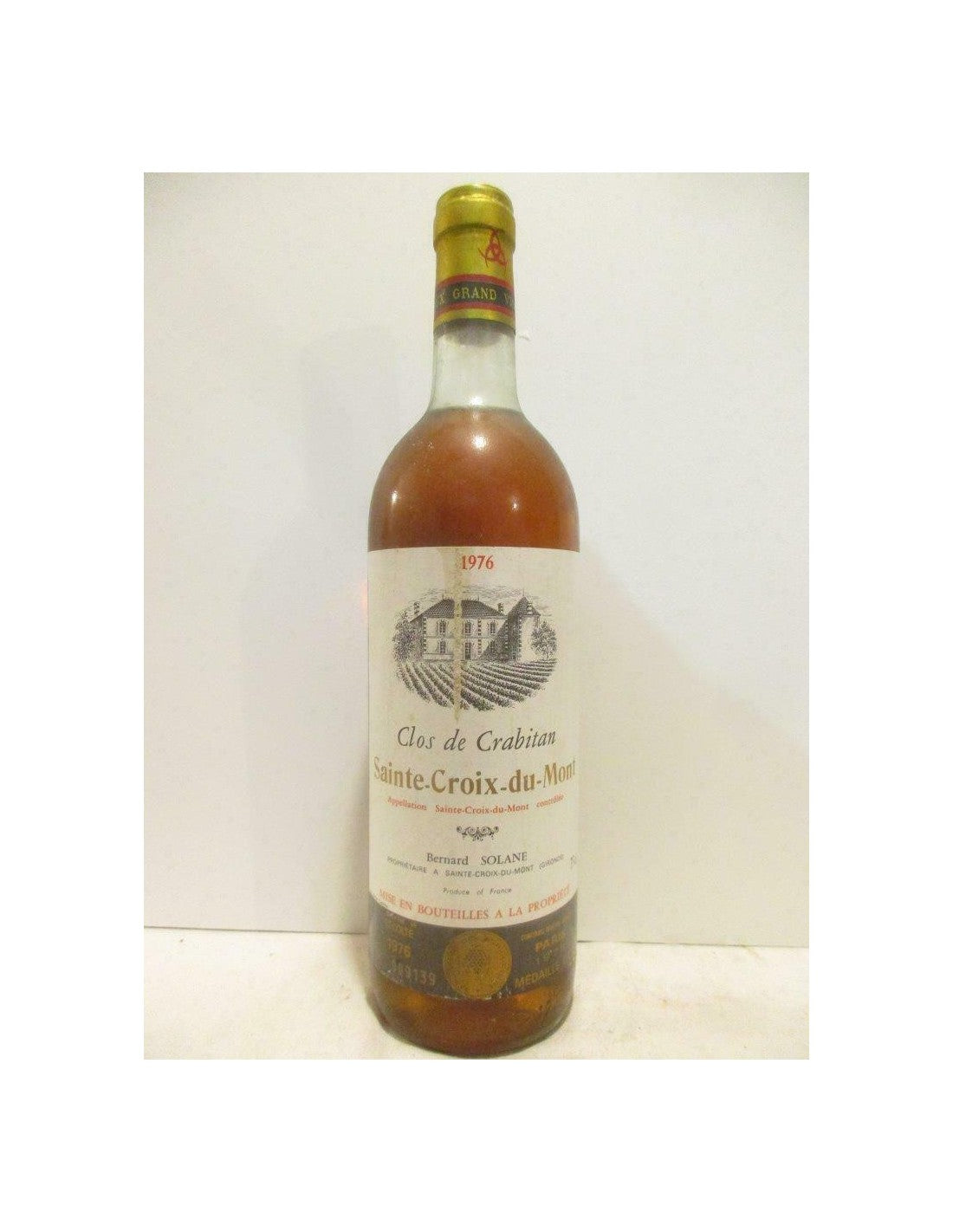 1976 - sainte-croix du mont - clos de crabitan - liquoreux - bordeaux - Just Wines 