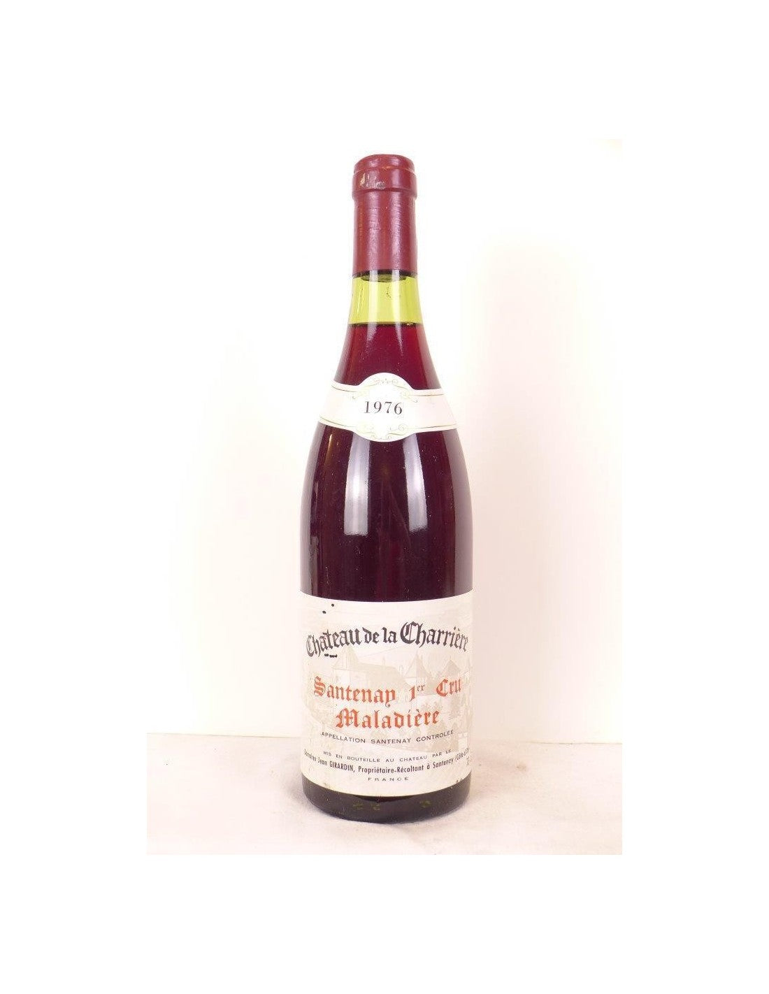 1976 - santenay - château de la charrière premier cru la maladière - rouge - bourgogne - Just Wines 