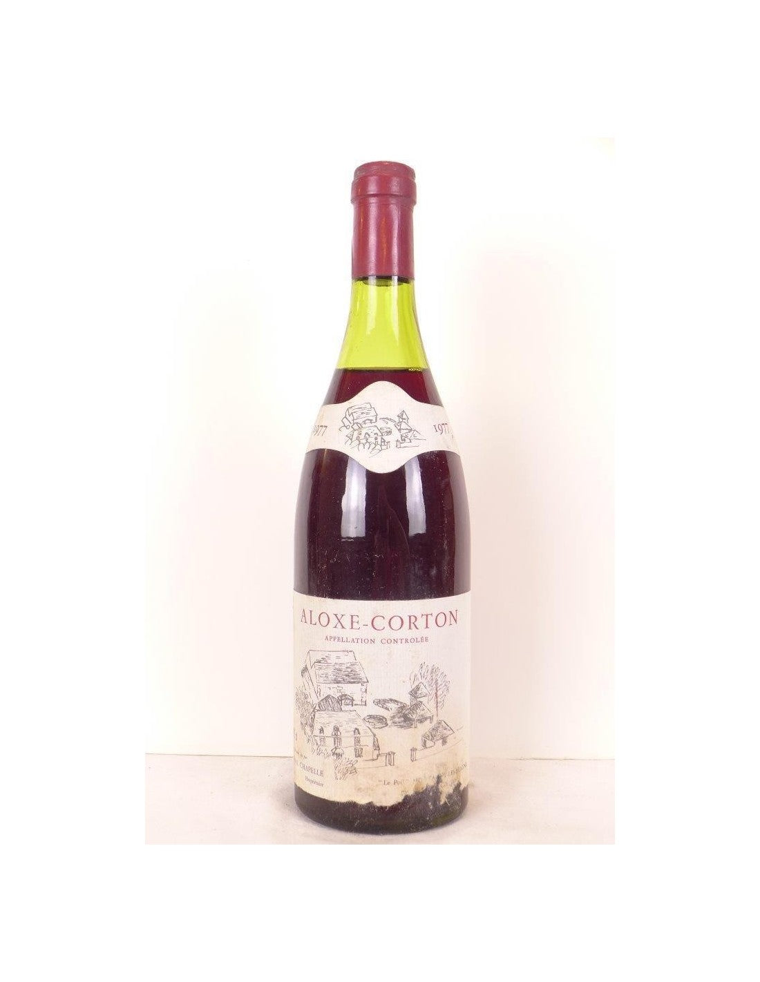 1977 - aloxe-corton - paul chapelle (étiquette abîmée) - rouge - bourgogne - Just Wines 