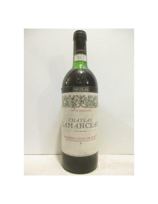 1977 - blaye - château lamanceau (nicolas) - rouge - bordeaux - Just Wines 