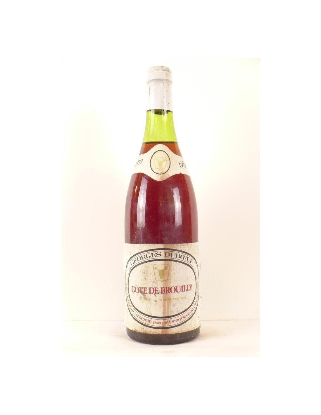 1977 - côte de brouilly - georges duboeuf (étiquette sale) - rouge - beaujolais - Just Wines 