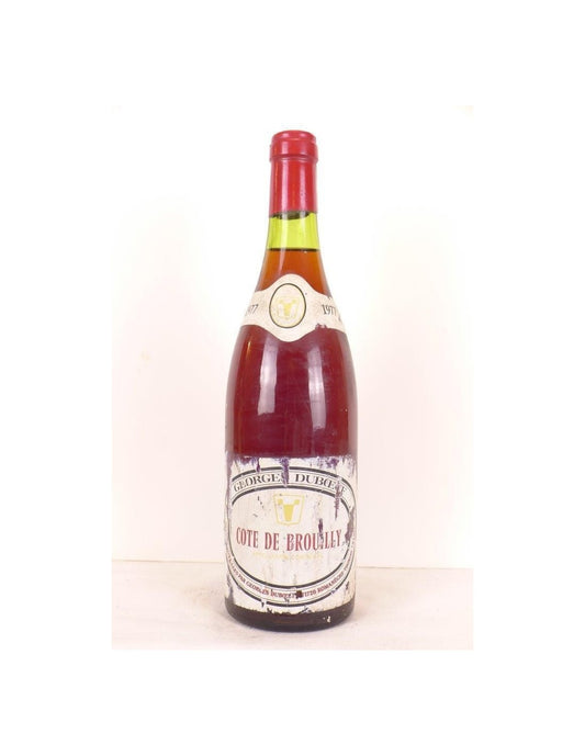 1977 - côte de brouilly - georges duboeuf - rouge - beaujolais - Just Wines 