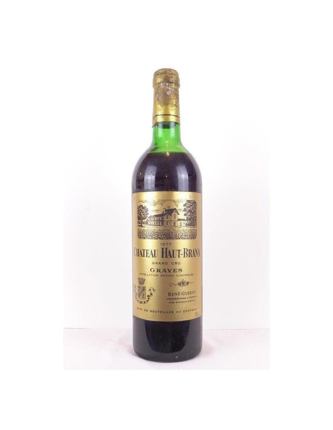 1977 - graves - château haut-brana grand cru (capsule abîmée) - rouge - bordeaux - Just Wines 