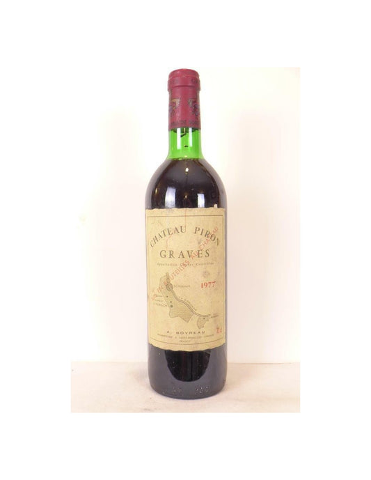 1977 - graves - château piron (b1) - rouge - bordeaux - Just Wines 