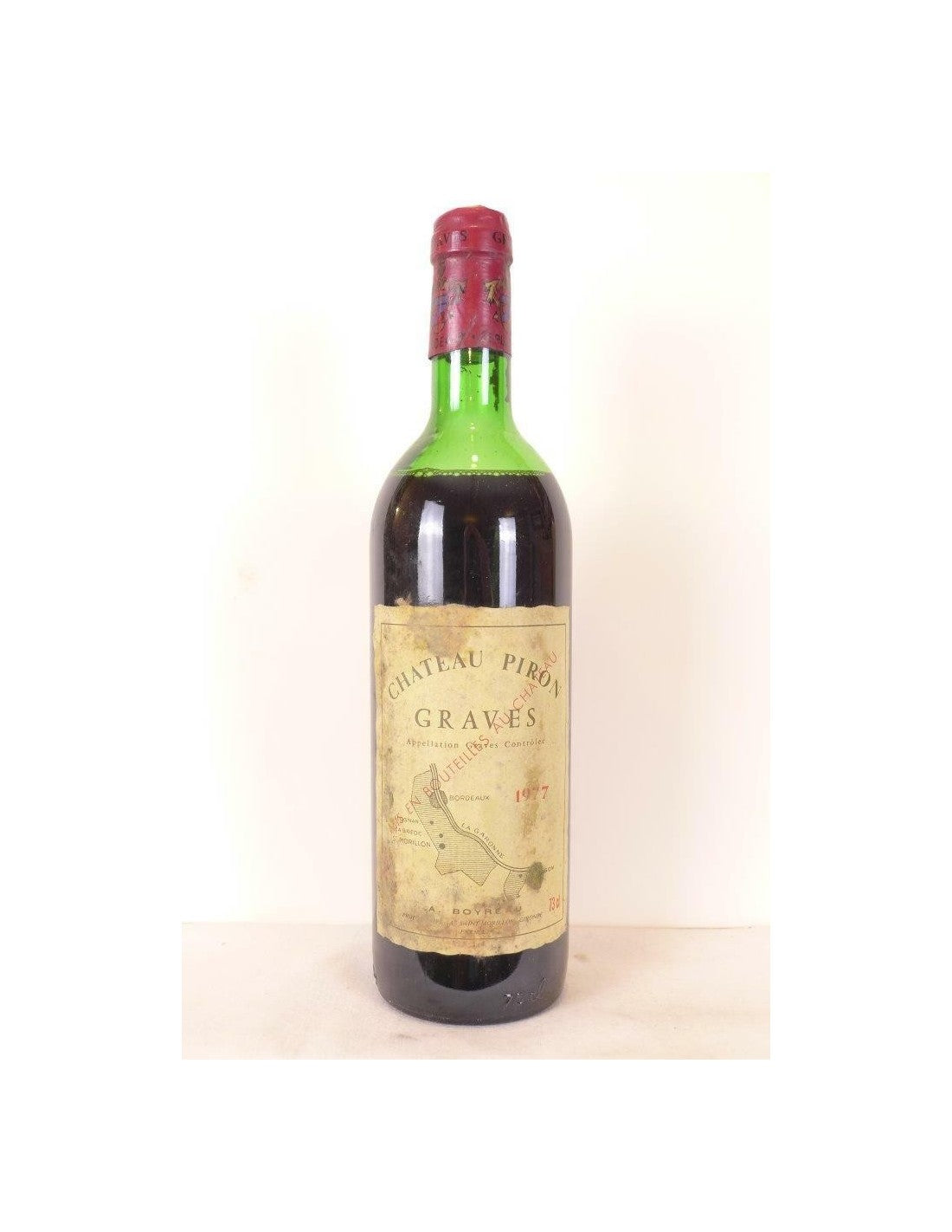 1977 - graves - château piron - rouge - bordeaux - Just Wines 