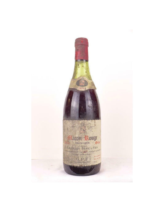 1977 - mâcon - grivelet père et fils belle grive (niveau bas) - rouge - bourgogne - Just Wines 