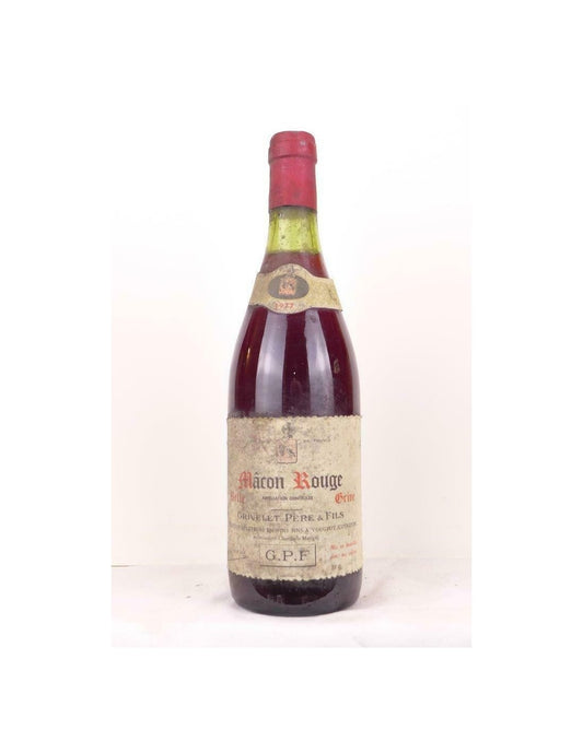 1977 - mâcon - grivelet père et fils belle grive - rouge - bourgogne - Just Wines 