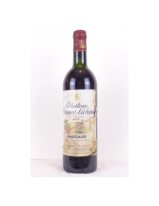 1977 - margaux - château prieuré-lichine grand cru classé (étiquette abîmée) - rouge - bordeaux - Just Wines 