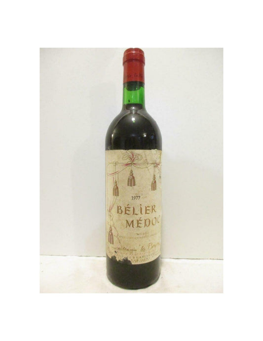 1977 - médoc - bélier baron philippe de rothschild (etiquette fragile) - rouge - bordeaux - Just Wines 