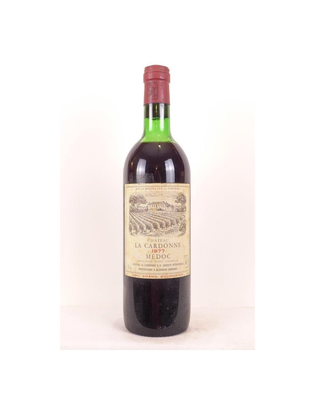 1977 - médoc - château la cardonne - rouge - bordeaux - Just Wines 