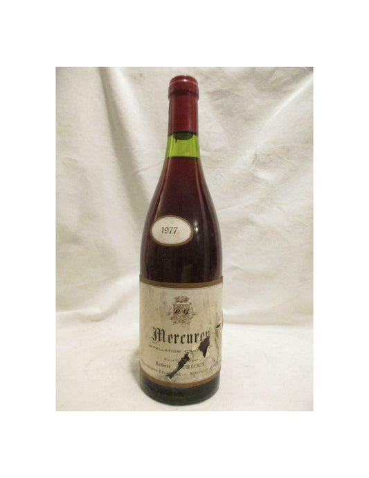 1977 - mercurey - robert guilloux (étiquette abîmée) - Rouge - bourgogne - Just Wines 