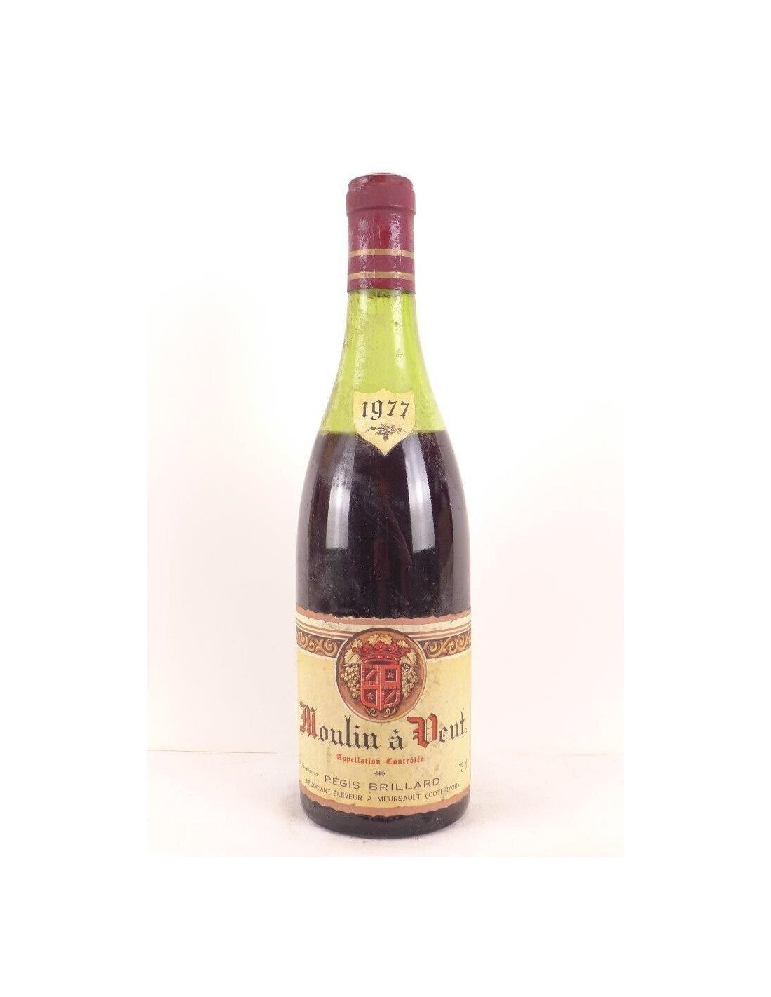 1977 - moulin à vent - régis brillard (niveau bas) - rouge - beaujolais - Just Wines 