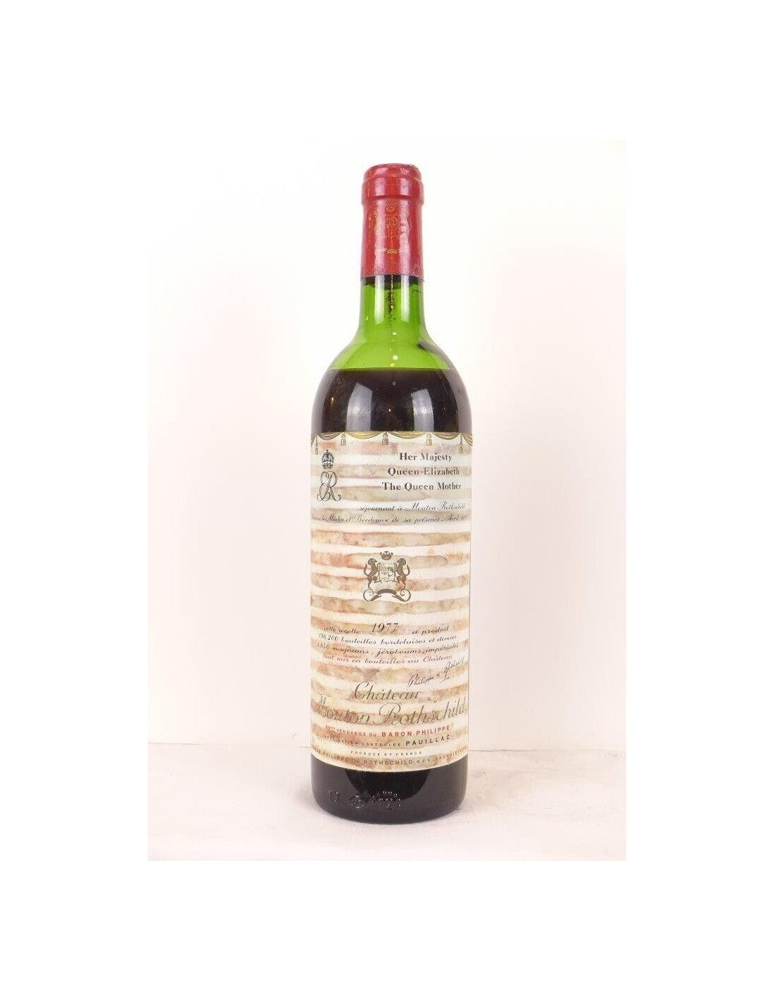 1977 - pauillac - château mouton-rothschild grand cru classé (b1) - rouge - bordeaux - Just Wines 