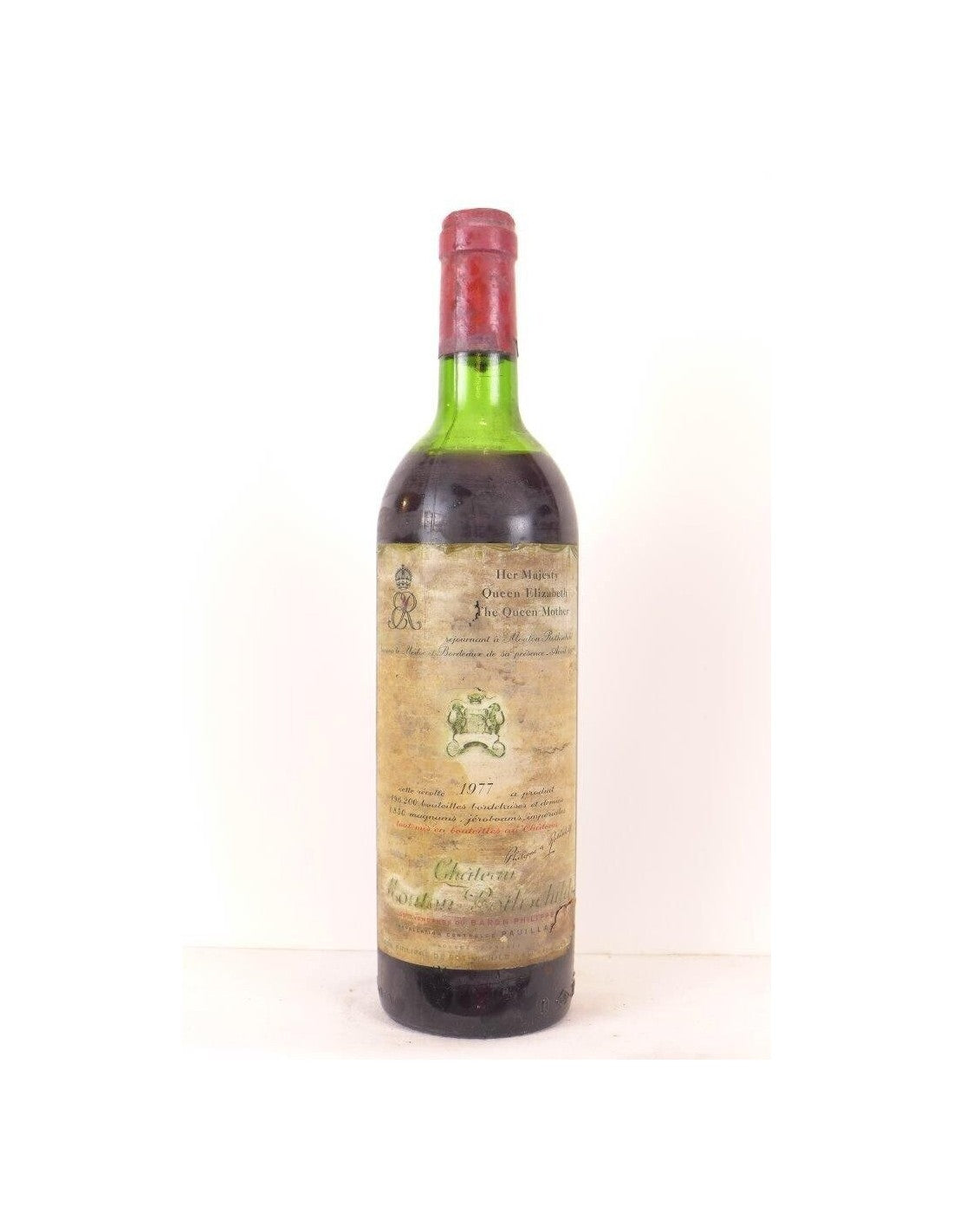 1977 - pauillac - château mouton-rothschild grand cru classé - rouge - bordeaux - Just Wines 