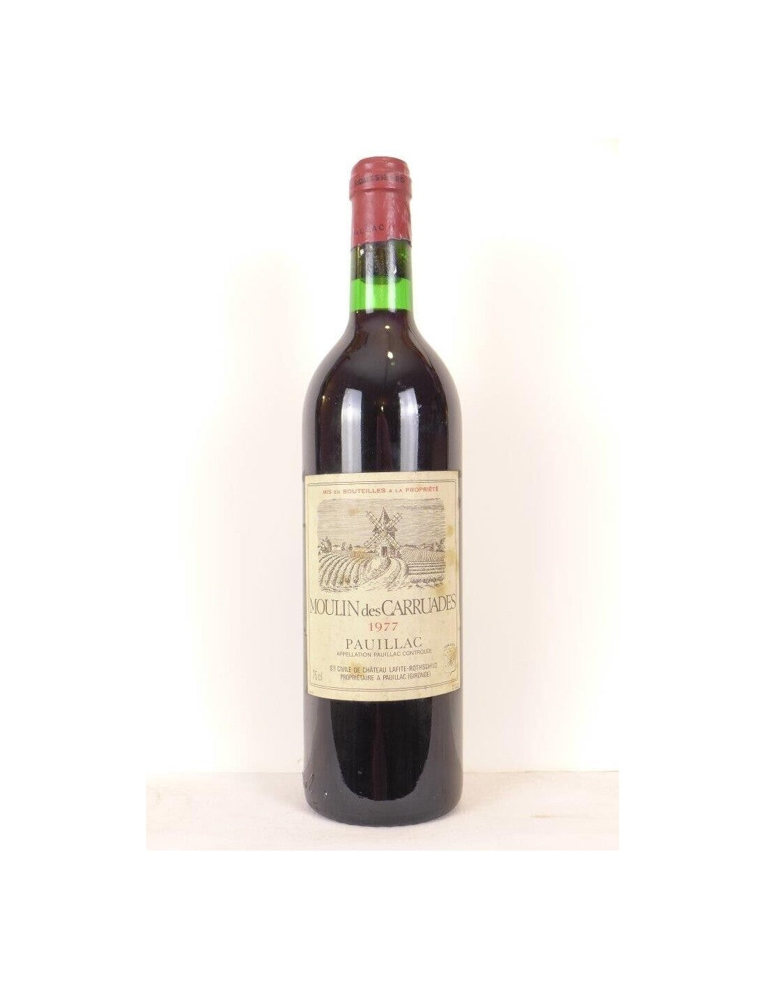 1977 - pauillac - moulin des carruades de château lafite-rothschild - rouge - bordeaux - Just Wines 