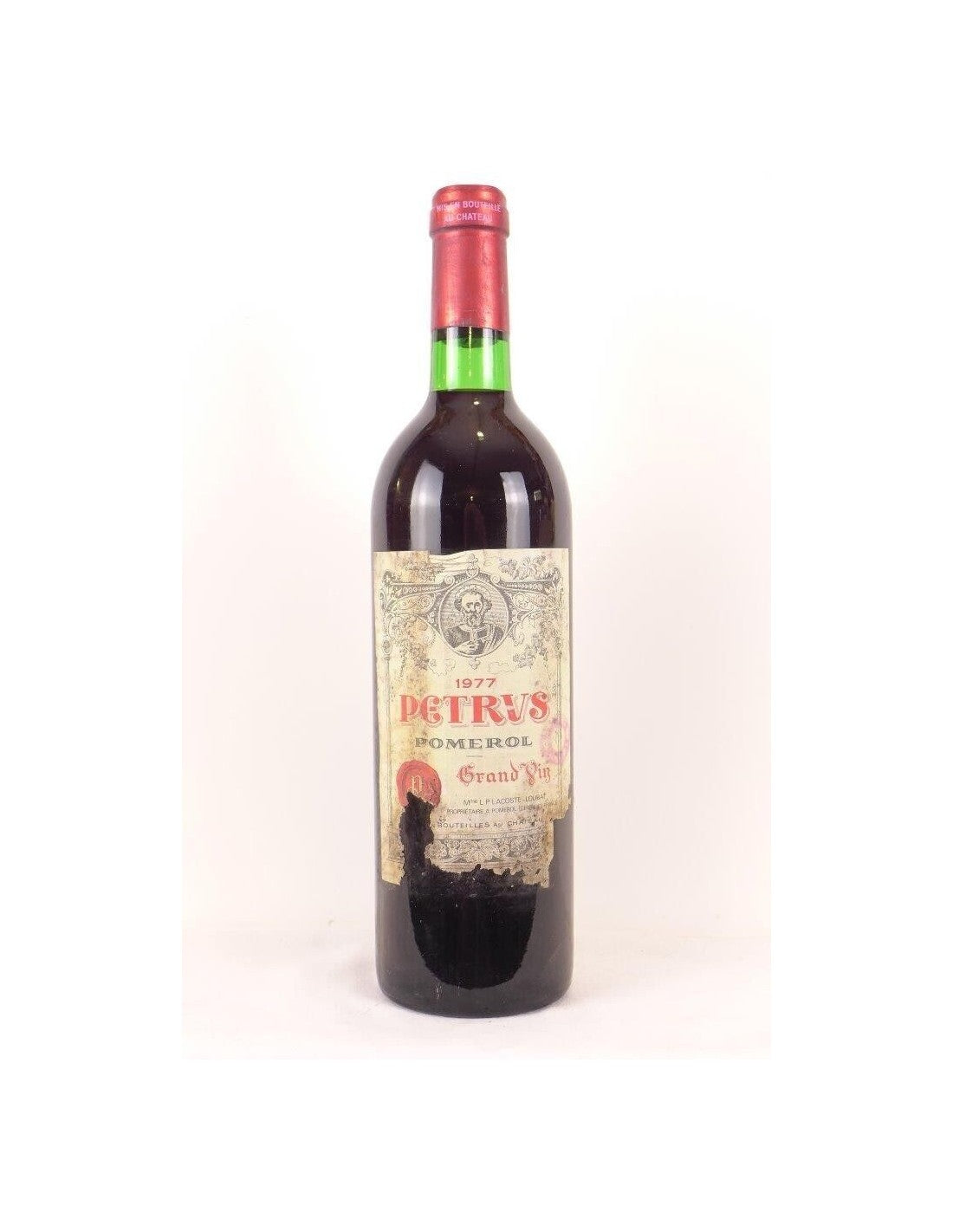 1977 - pomerol - petrus (étiquette abîmée) - rouge - bordeaux - Just Wines 