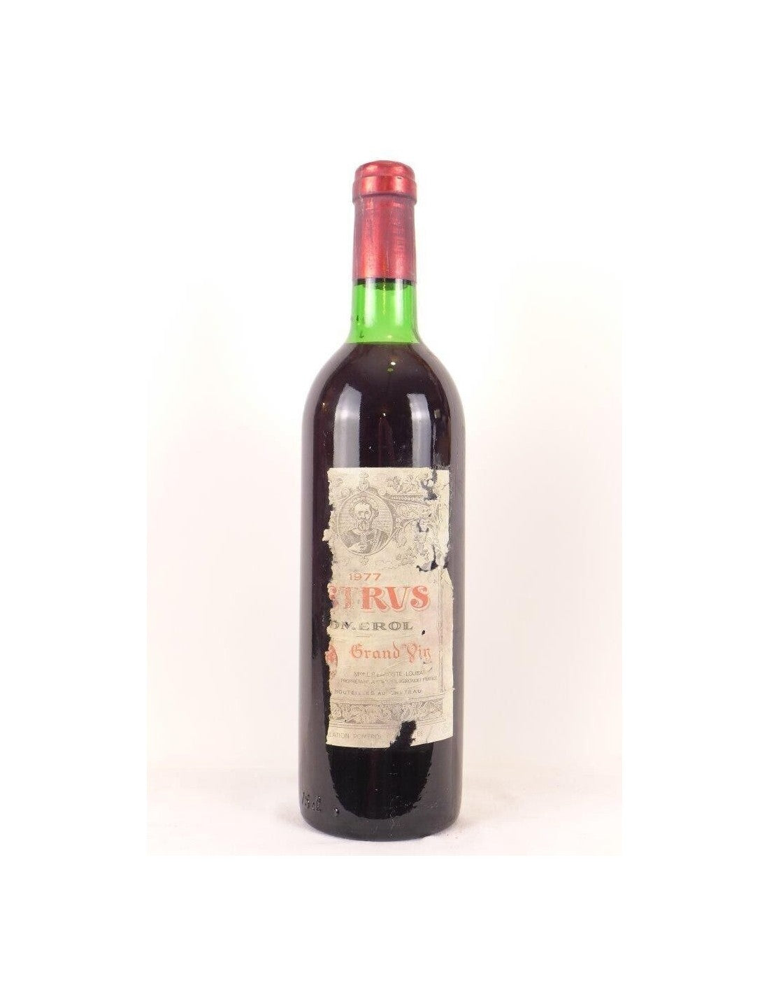 1977 - pomerol - petrus (étiquette déchirée) - rouge - bordeaux - Just Wines 