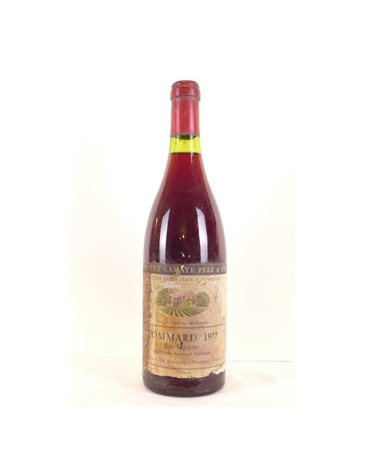 1977 - pommard - domaine lahaye les vignots (étiquette abîmée) - rouge - bourgogne - Just Wines 