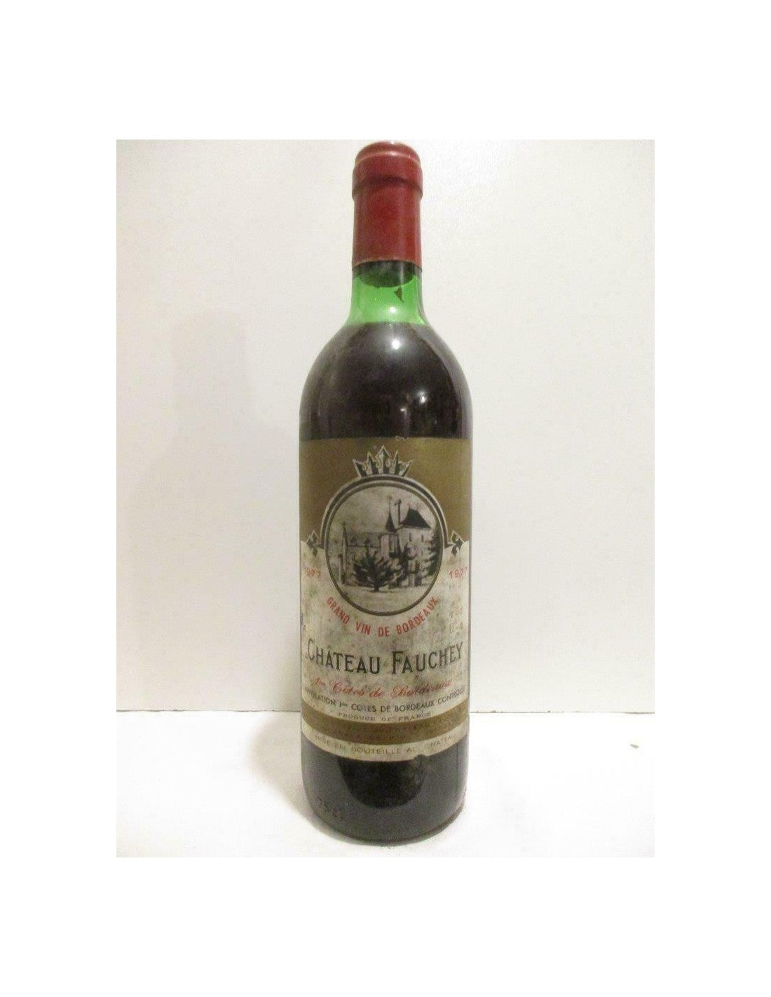 1977 - premières côtes de bordeaux - château fauchey - rouge - bordeaux - Just Wines 