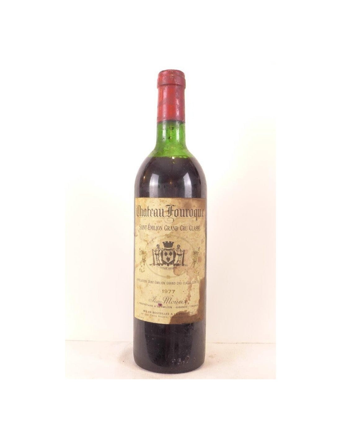 1977 - saint-émilion - château fonroque grand cru classé (étiquette tâchée) - rouge - bordeaux - Just Wines 