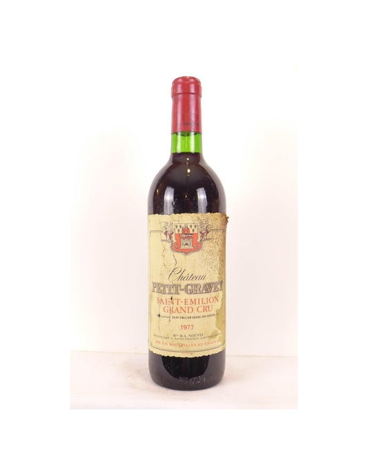 1977 - saint-émilion - château petit-gravet grand cru - rouge - bordeaux - Just Wines 