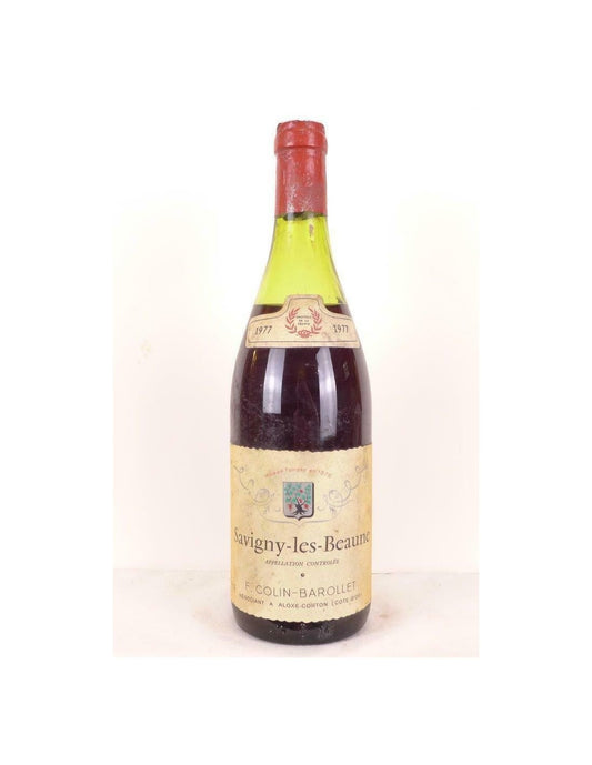 1977 - savigny - colin-barollet - rouge - bourgogne - Just Wines 