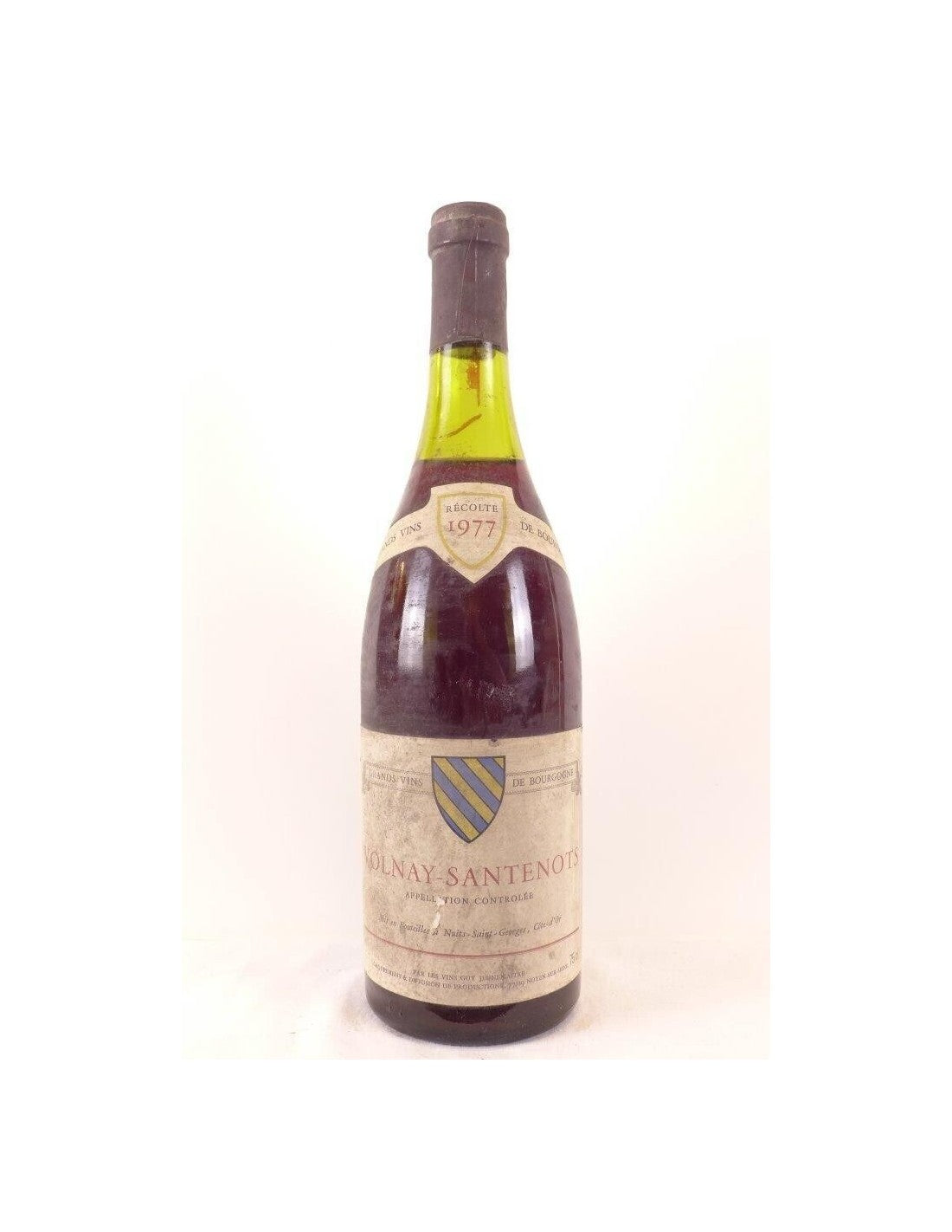 1977 - volnay - jeunemaître santenots - rouge - bourgogne - Just Wines 