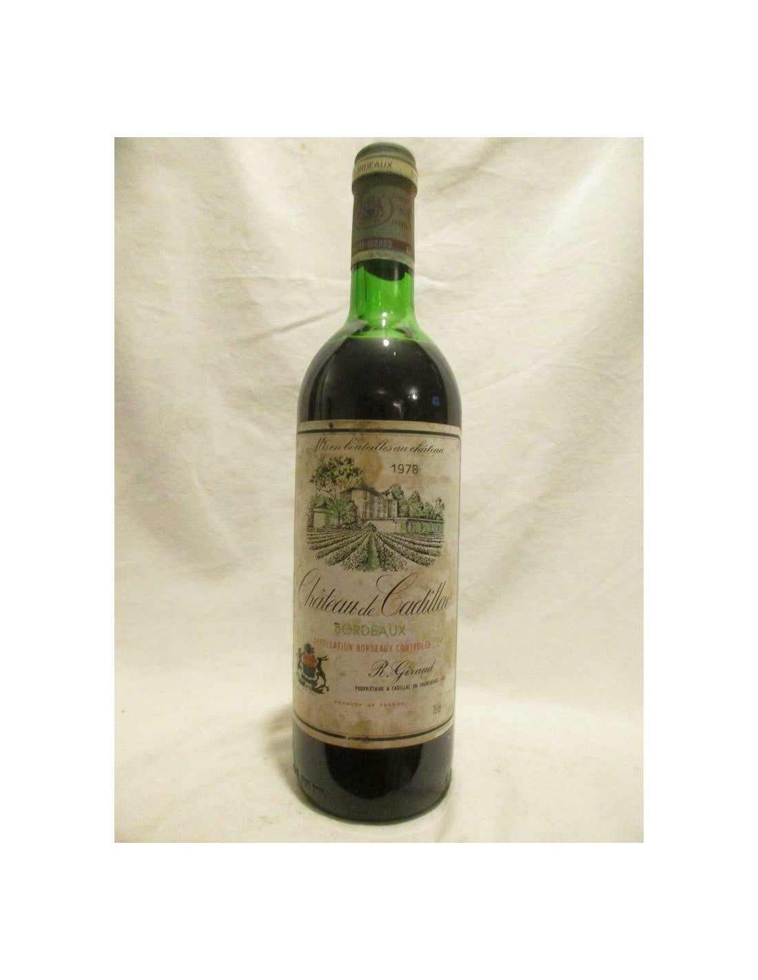 1978 - bordeaux - château de cadillac - rouge - bordeaux - Just Wines 