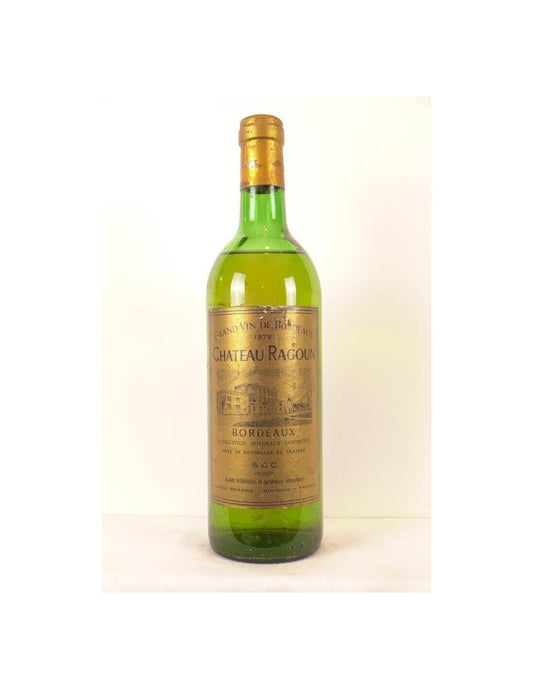 1978 - bordeaux - château ragoun - blanc - bordeaux - Just Wines 