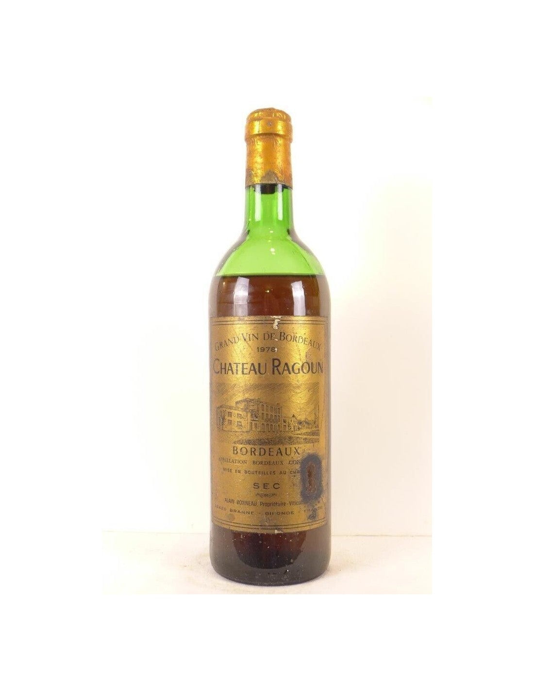 1978 - bordeaux - château ragoun (niveau bas) - blanc - bordeaux - Just Wines 