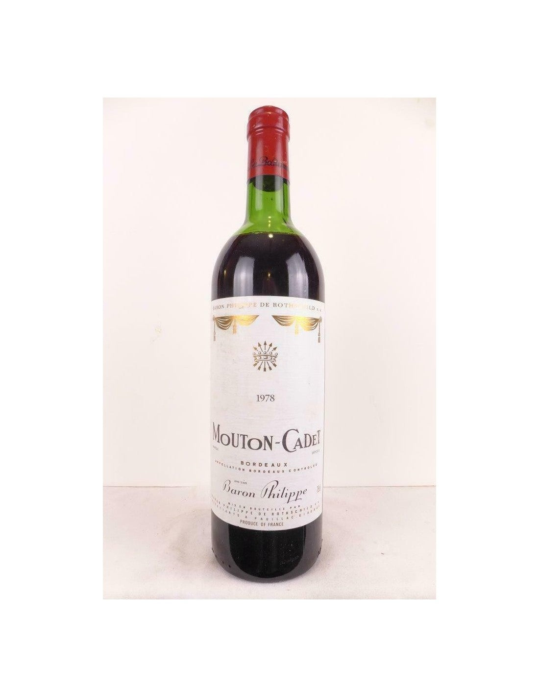 1978 - bordeaux - mouton-cadet baron philippe de rothschild (b1) - rouge - bordeaux - Just Wines 