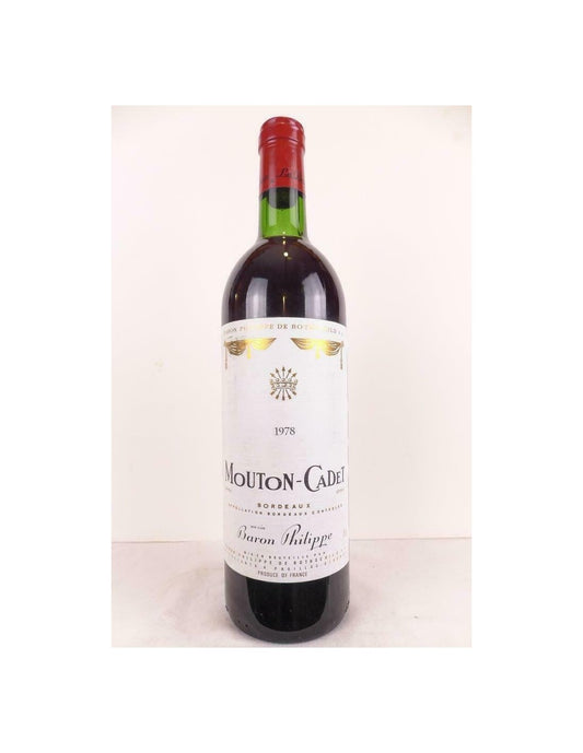 1978 - bordeaux - mouton-cadet baron philippe de rothschild - rouge - bordeaux - Just Wines 