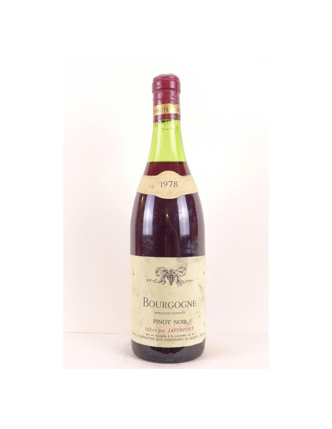 1978 - bourgogne - vignerons de bissey - rouge - bourgogne - Just Wines 