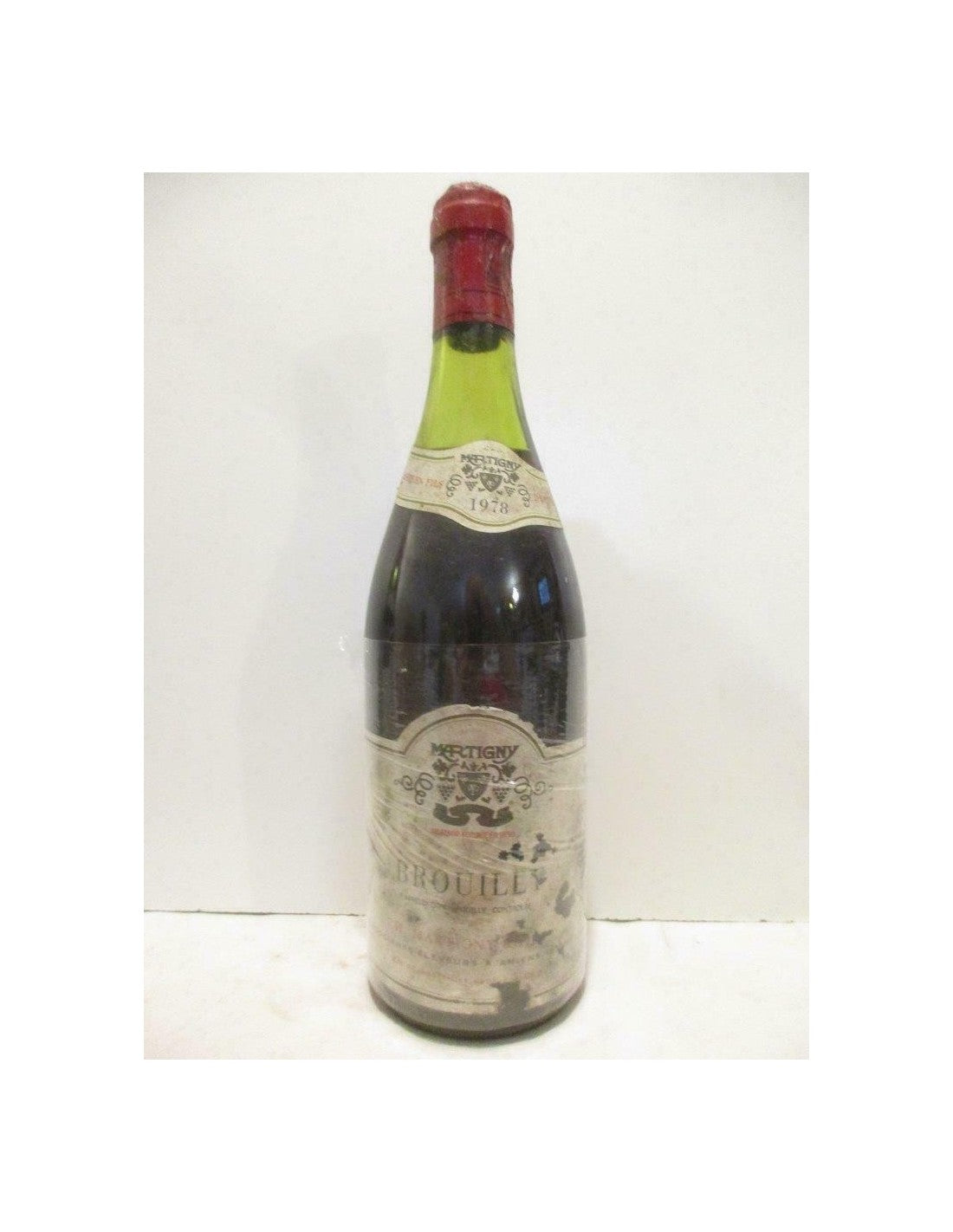 1978 - brouilly - martigny - rouge - beaujolais - Just Wines 