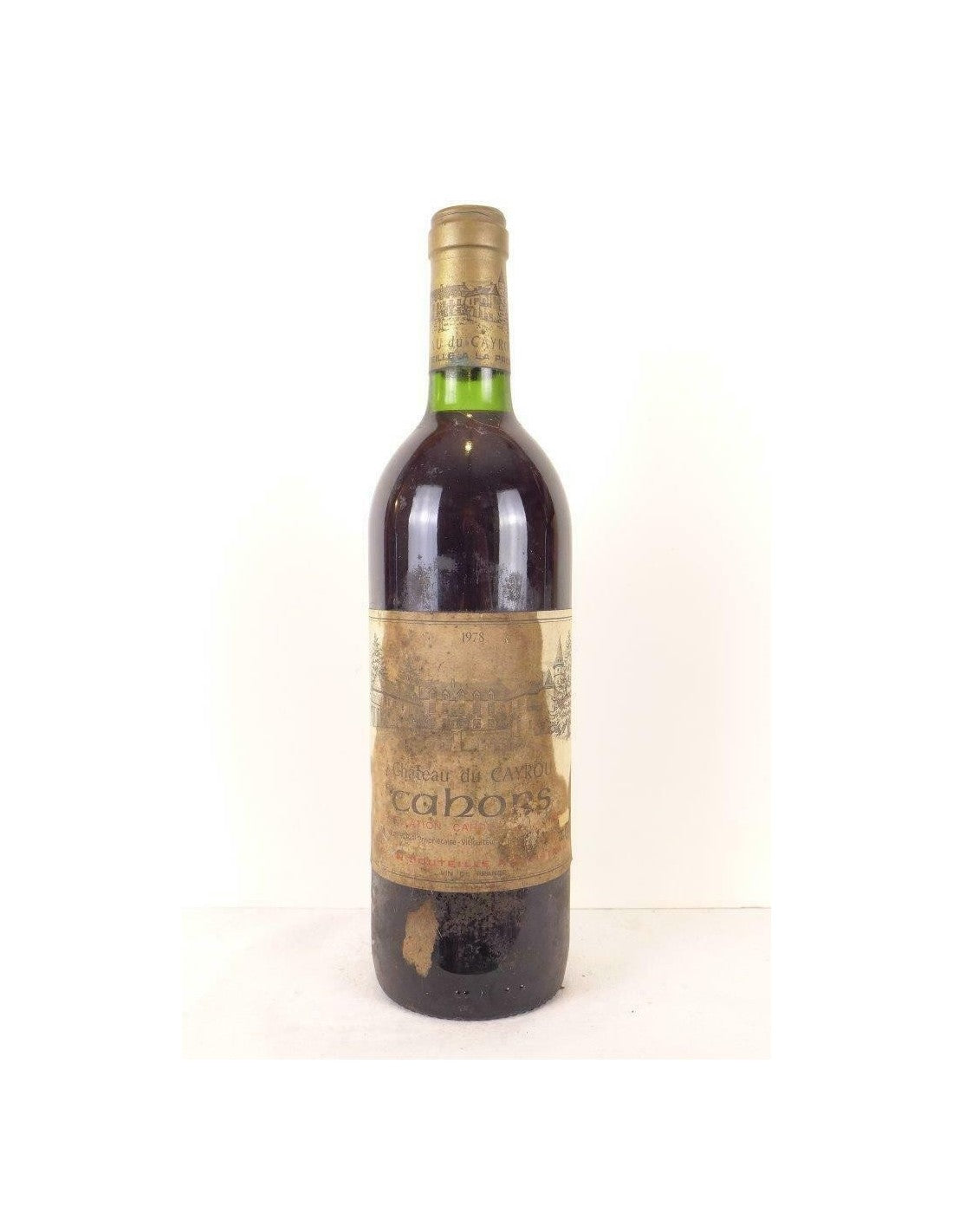 1978 - cahors - château du cayrou (étiquette tâchée) - rouge - sud-ouest - Just Wines 