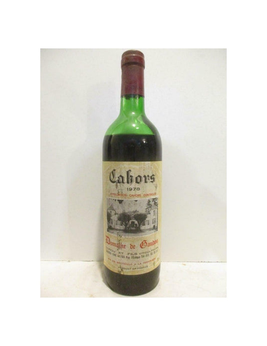 1978 - cahors - domaine de gaudou (niveau bas) - rouge - sud-ouest - Just Wines 