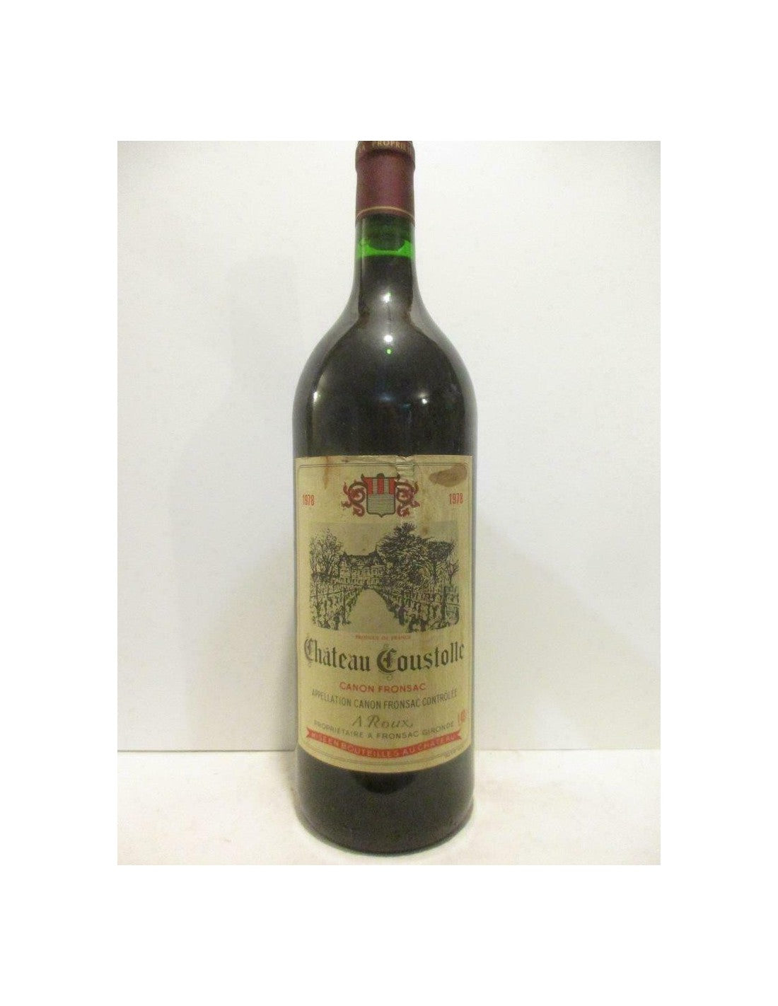 1978 - canon-fronsac - cbâteau coustolle (b2) magnum 150 cl - rouge - bordeaux - Just Wines 