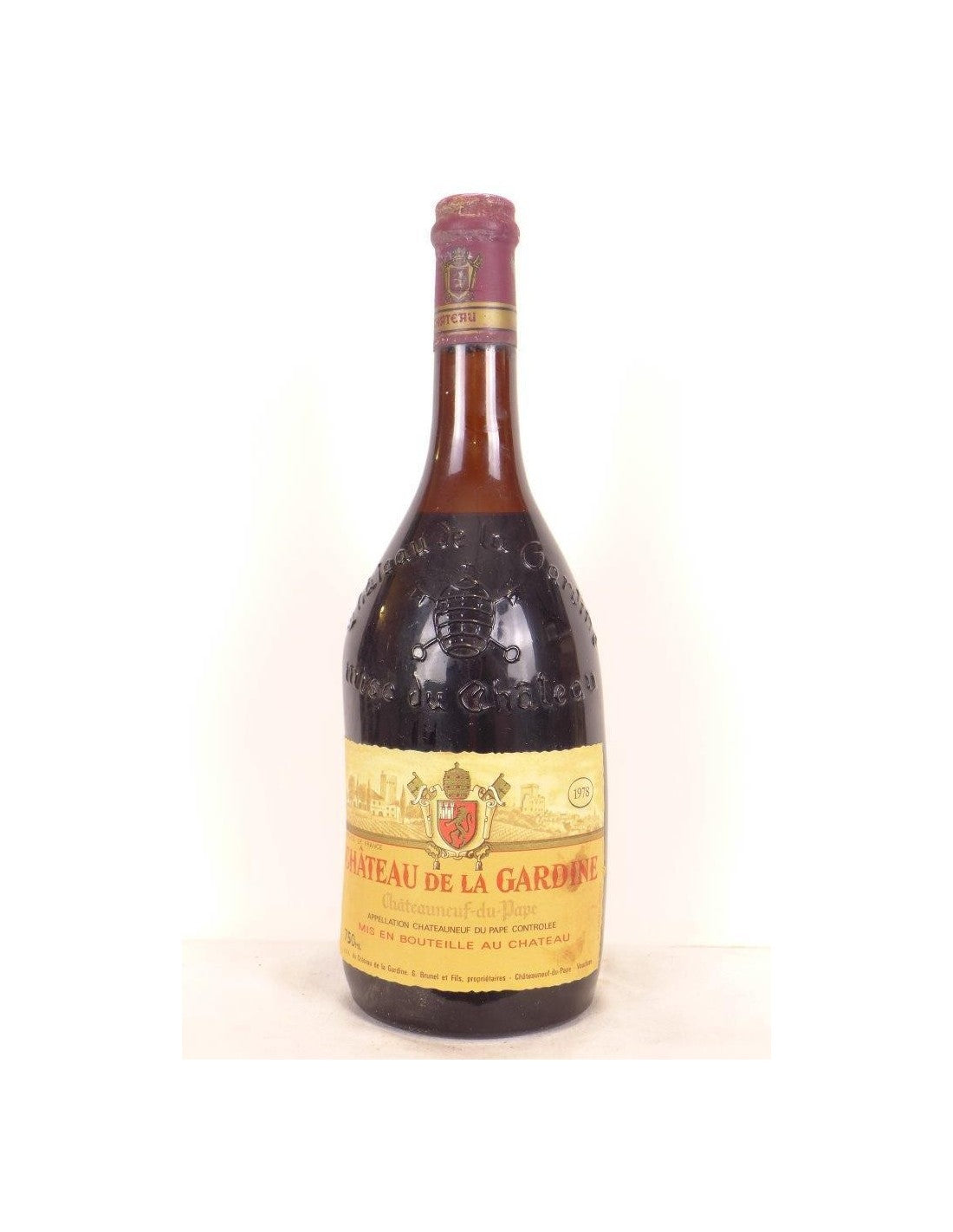 1978 - châteauneuf du pape - château de la gardine (capsule oxydée) - rouge - rhône - Just Wines 