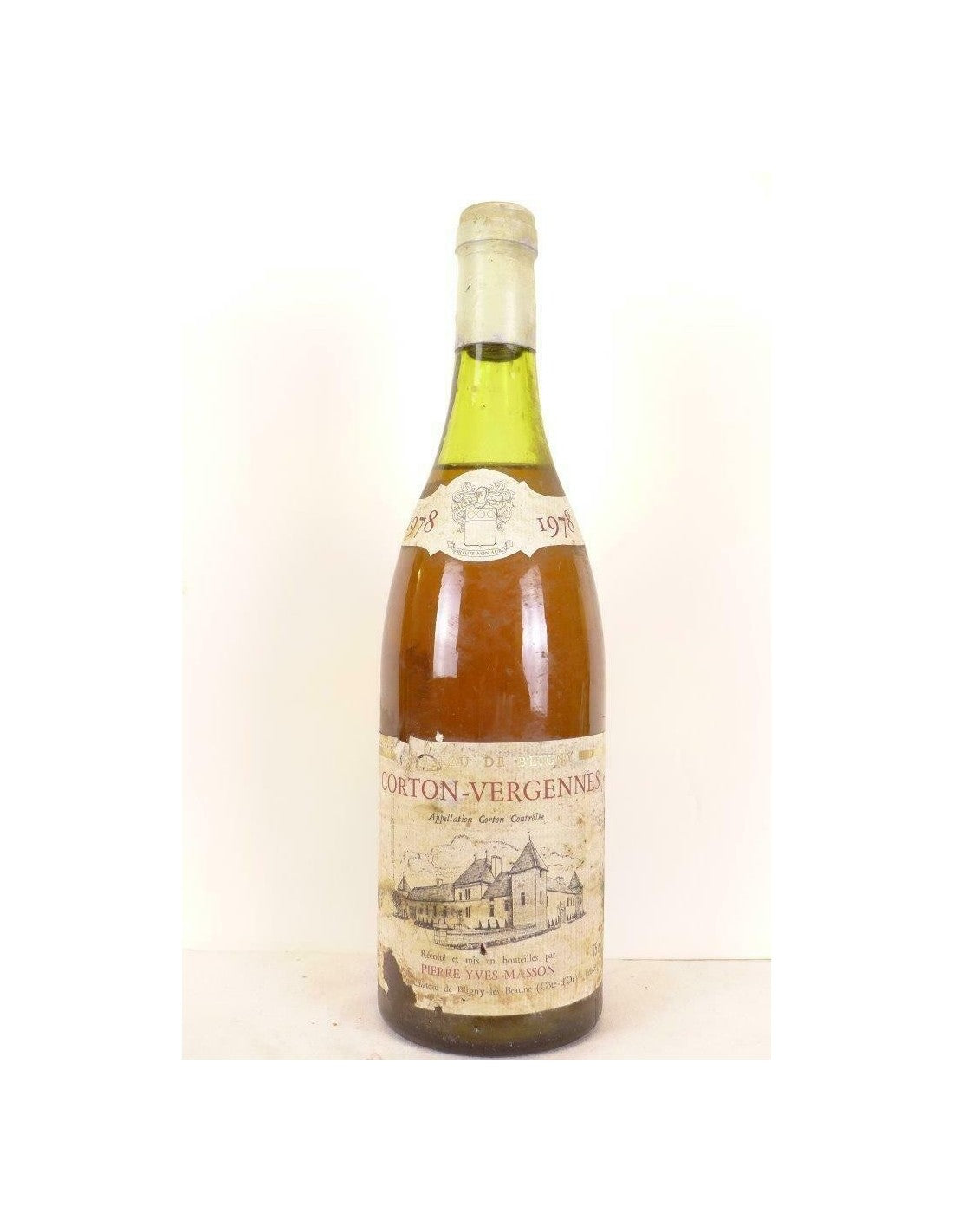 1978 - corton - masson grand cru vergennes - blanc - bourgogne - Just Wines 