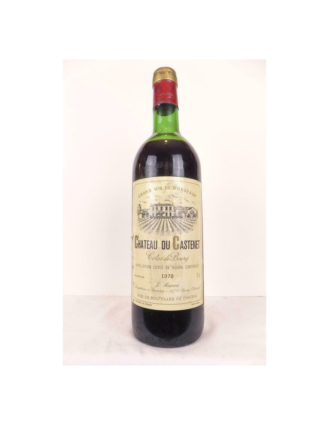 1978 - côtes de bourg - château du castenet (b1) - rouge - bordeaux - Just Wines 